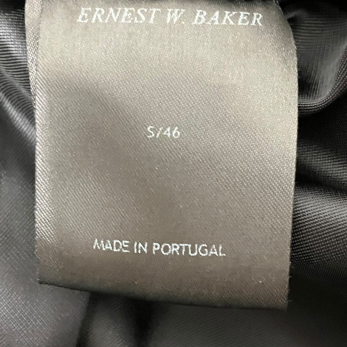 ERNEST W．BAKER レザーベスト 古着・中古-6枚目のアイテム画像