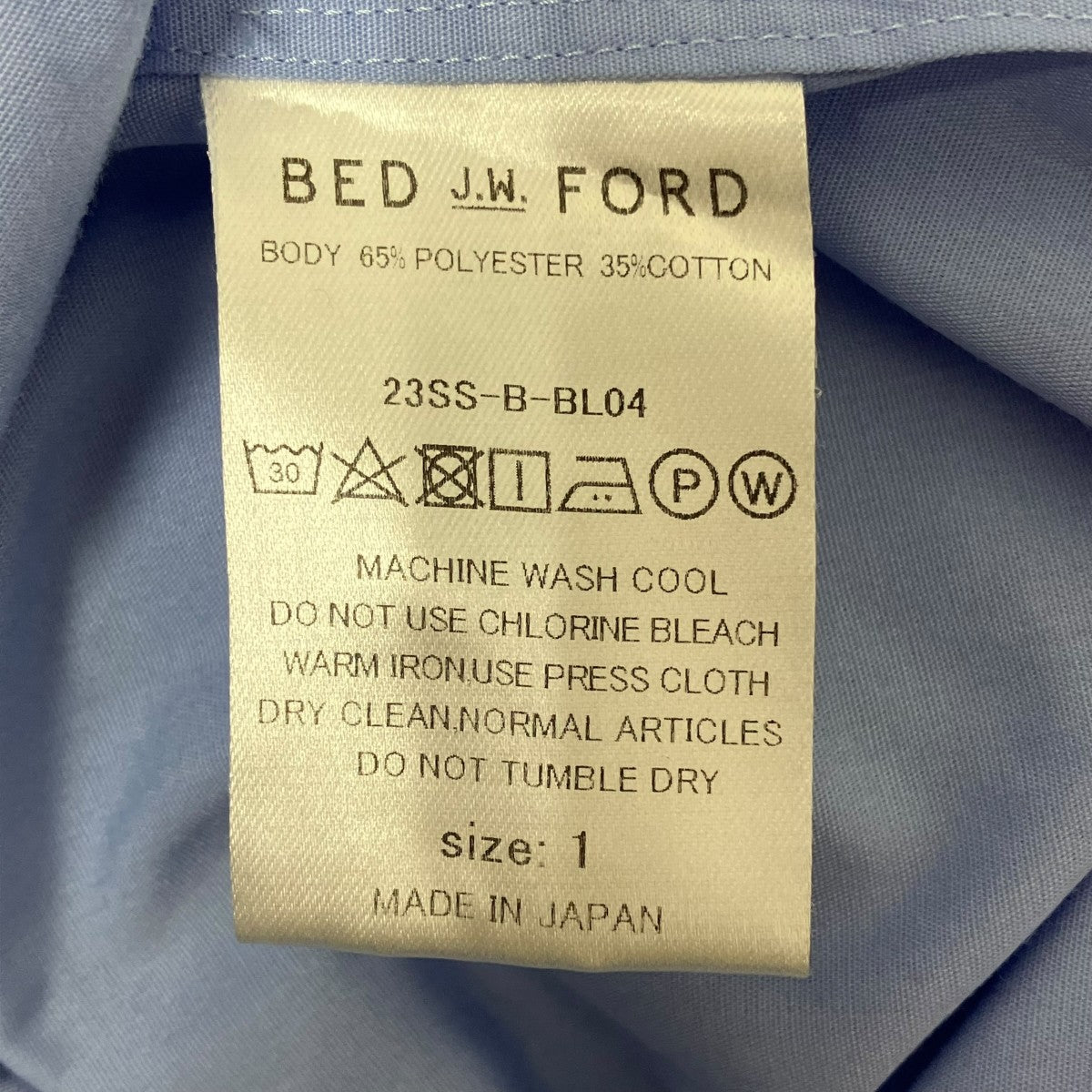 シャツワンピース23SS-B-BL04