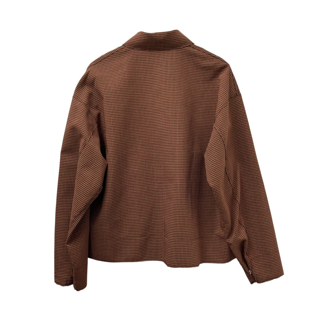 20SSCUT-OFF DRIZZER JACKETチェックジップアップジャケットYK20SS0087B