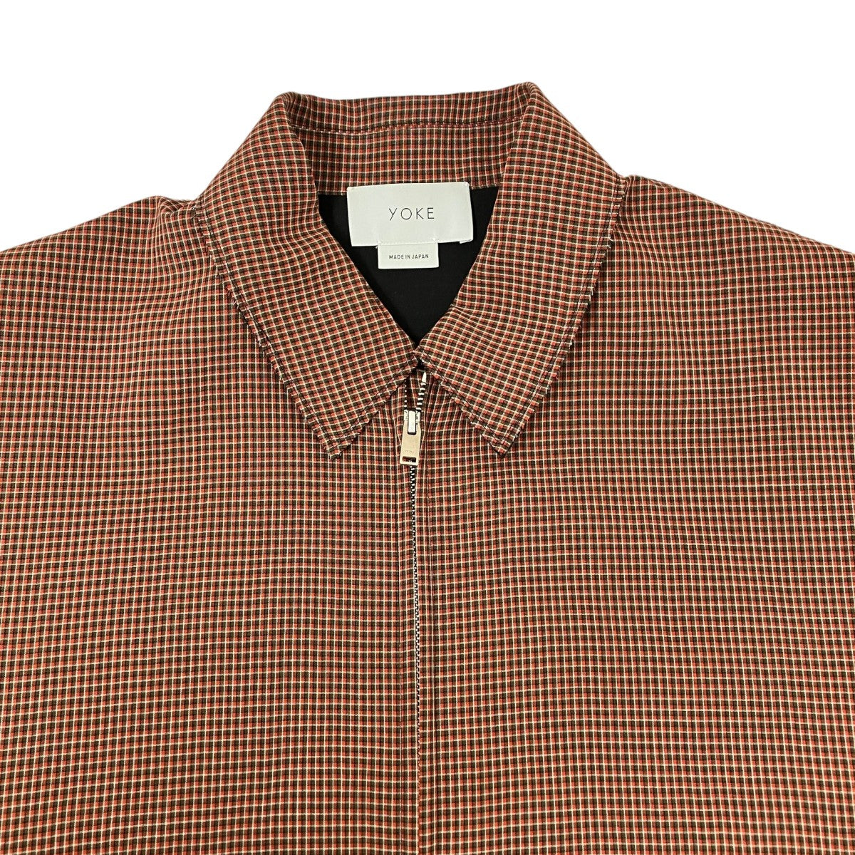 20SSCUT-OFF DRIZZER JACKETチェックジップアップジャケットYK20SS0087B