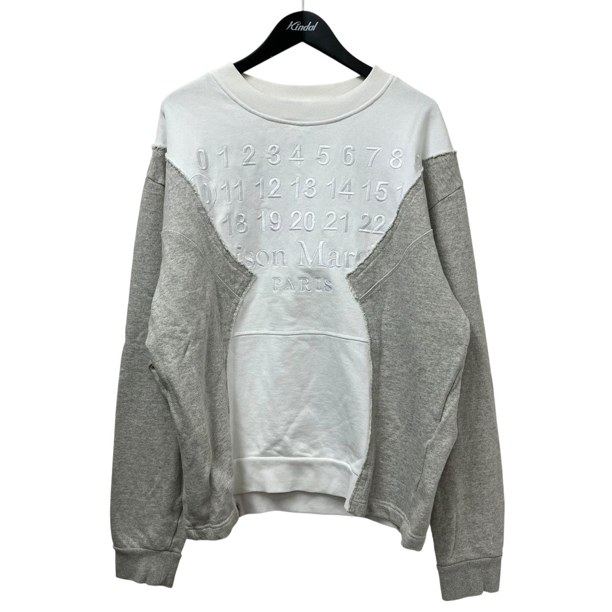 Maison Margiela 再構築カレンダーロゴ刺繍スウェットS50GU0129 古着・中古-1枚目のアイテム画像