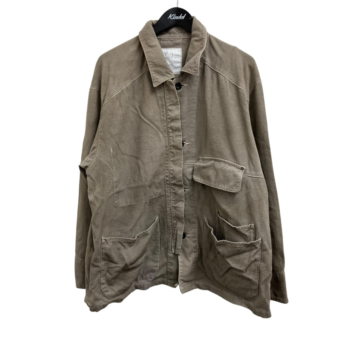 ANCELLM DUCK COVERALL JACKETジャケットANC-JK77 古着・中古-1枚目のアイテム画像