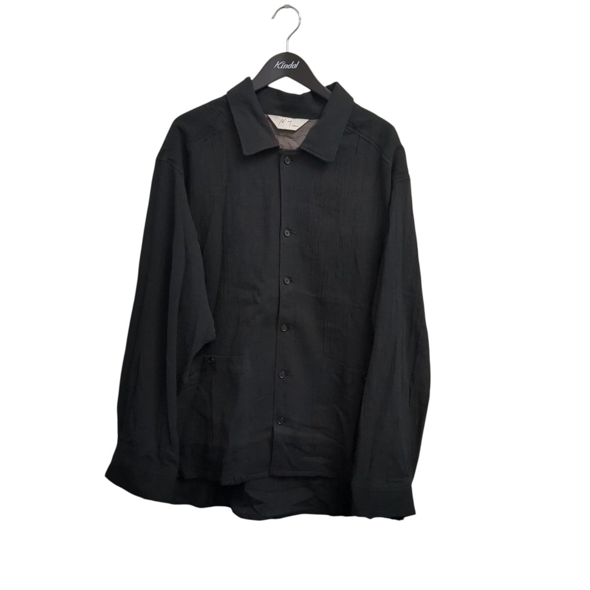 ANCELLM CREPE SHIRT JACKETシャツANC-SH92 古着・中古-1枚目のアイテム画像