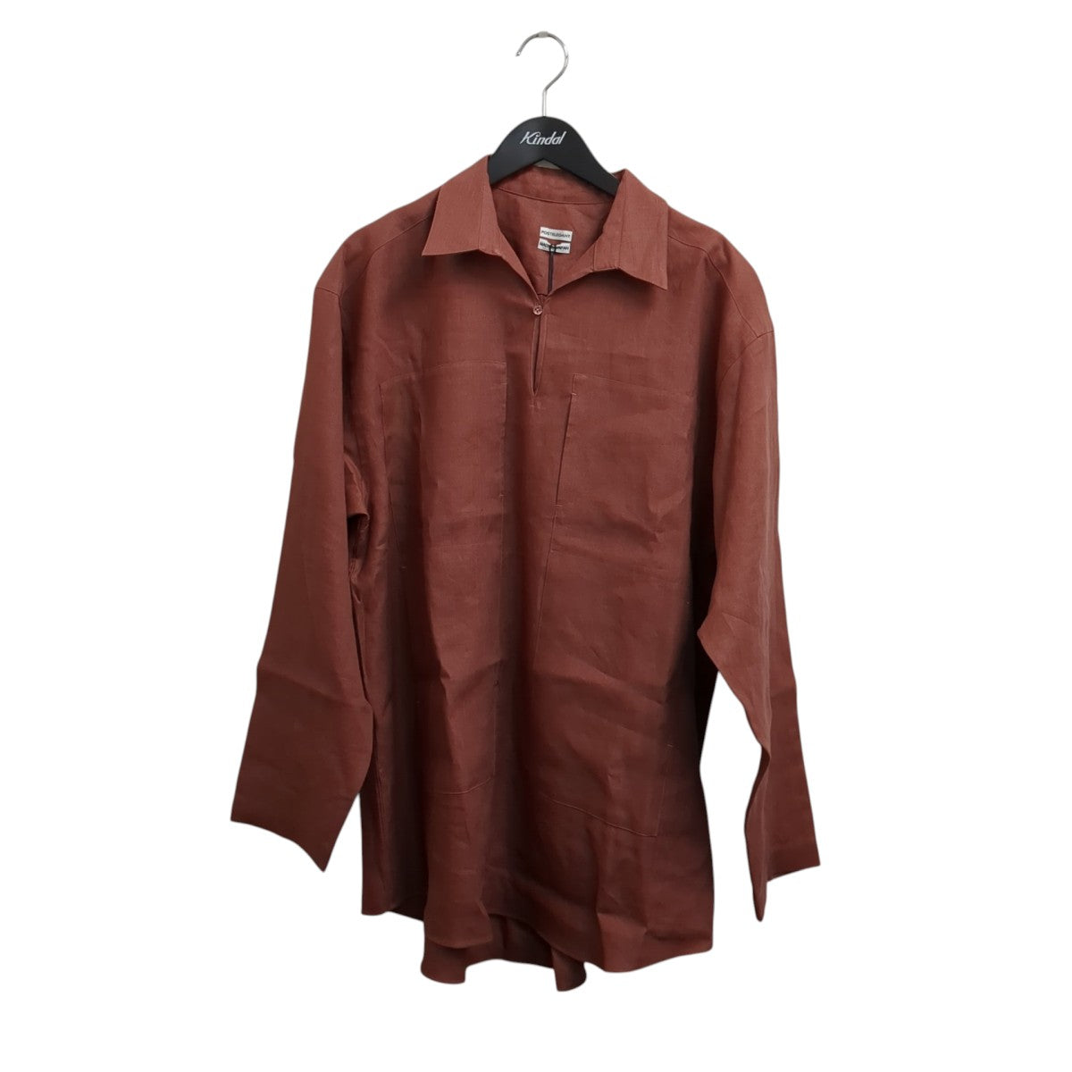 26SSLINEN GATHERED PULL-OVER SHIRTシャツTP26S0003