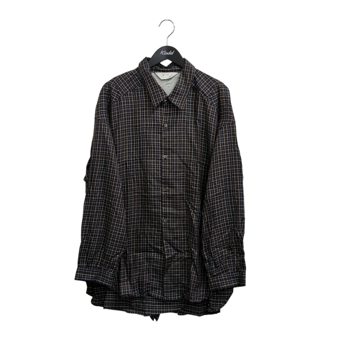 26SSシャツANC-SH96 BOW-TIE CHECK SHIRT