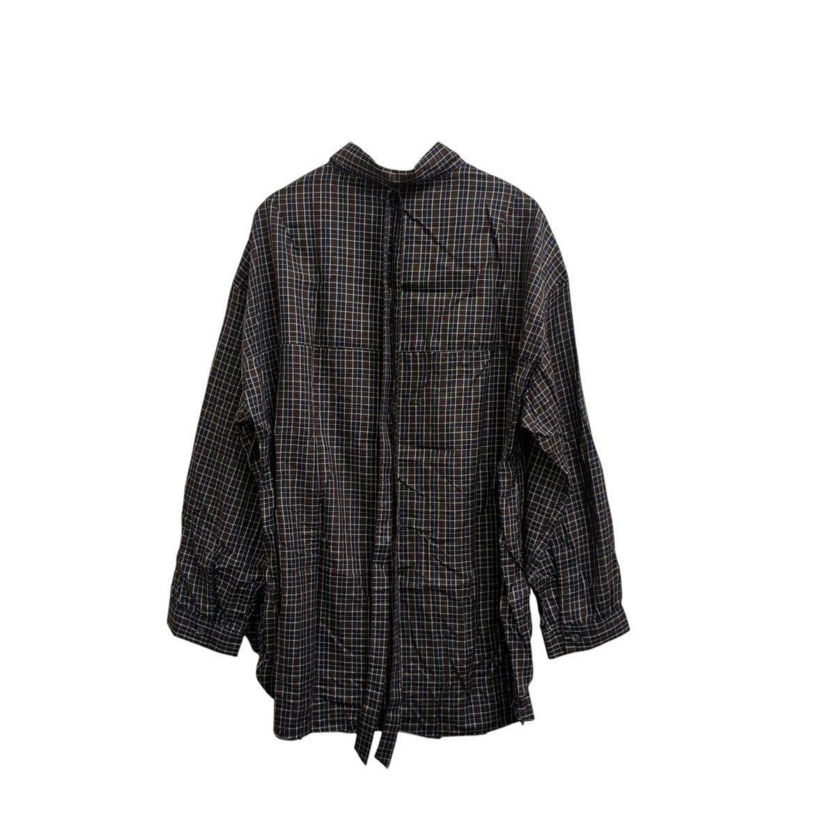 26SSシャツANC-SH96 BOW-TIE CHECK SHIRT