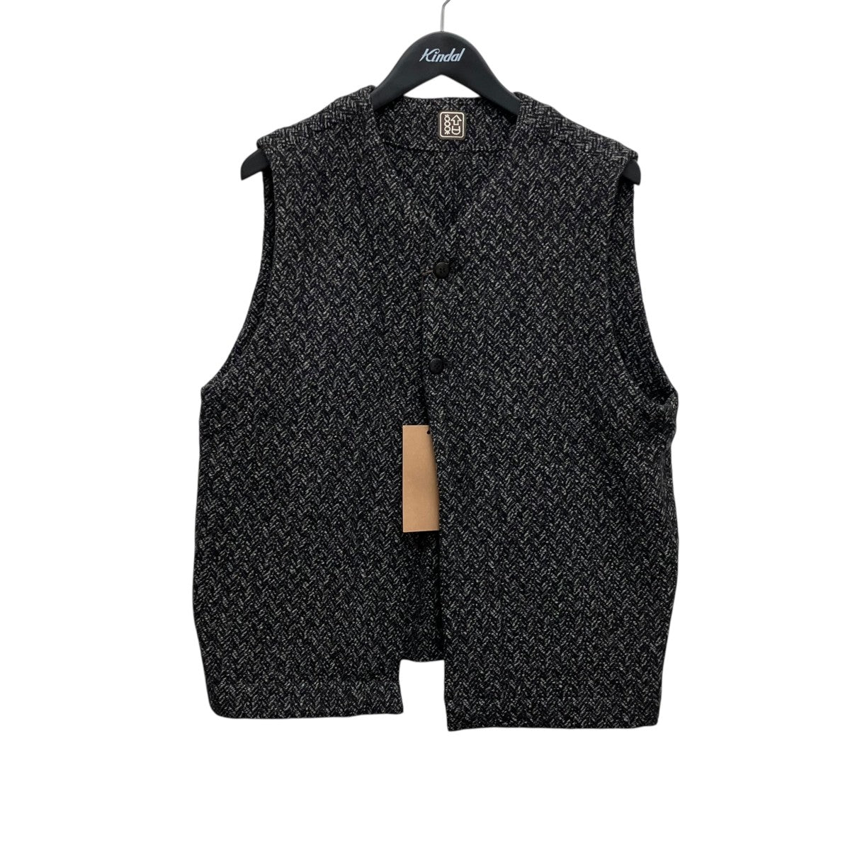 yui ベストYV-002 2BUTTON VEST 古着・中古-1枚目のアイテム画像