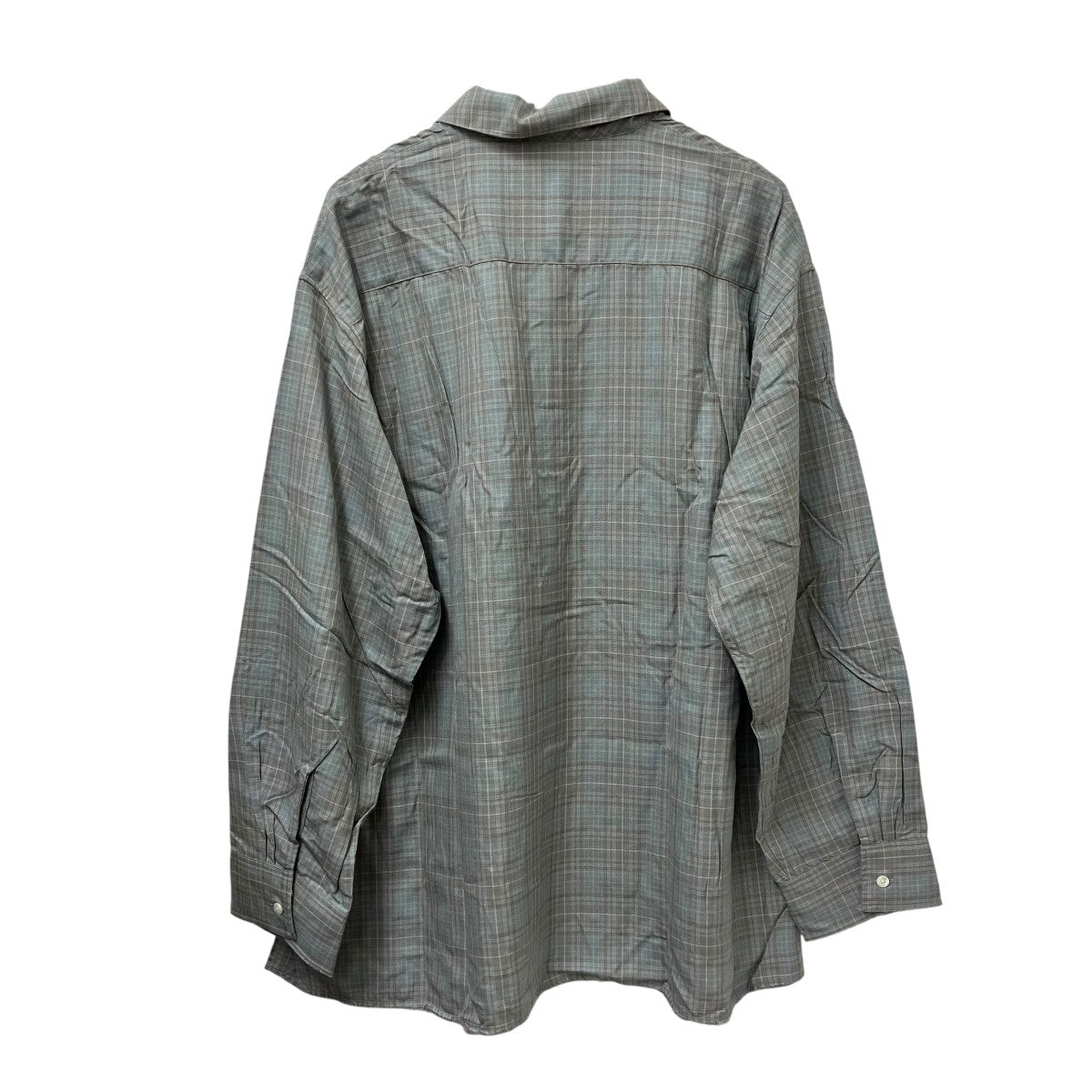 ANCELLM AGING RAYON CHECK SHIRTシャツANC-SH80 古着・中古-2枚目のアイテム画像