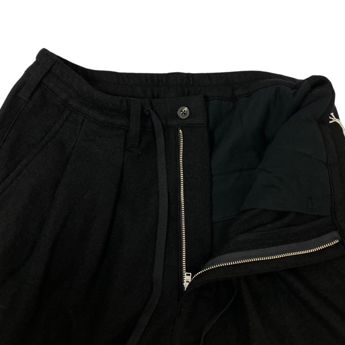ANCELLM WOOL WIDE EASY TUCK SLACKSパンツANC-PT86-A 古着・中古-4枚目のアイテム画像
