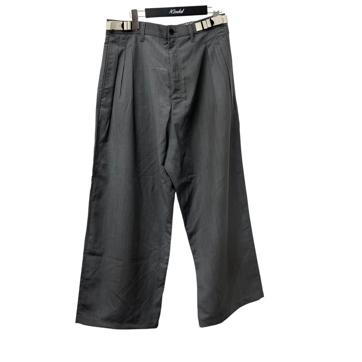 ANCELLM BELTED WOOL SLACKSパンツANC-PT108 古着・中古-1枚目のアイテム画像