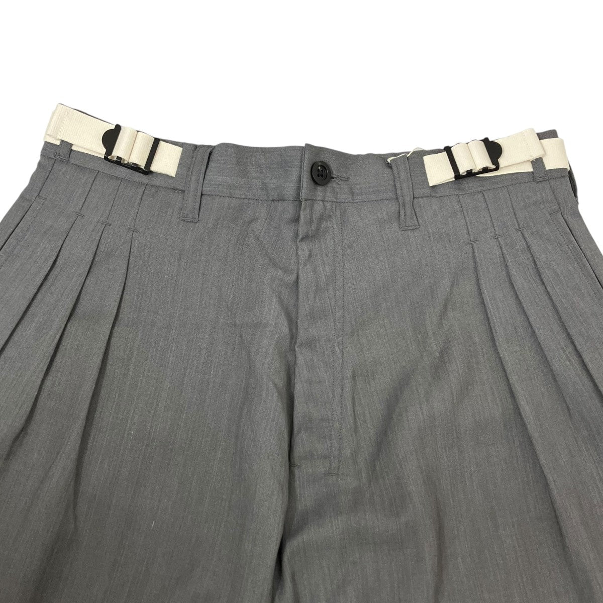 ANCELLM BELTED WOOL SLACKSパンツANC-PT108 古着・中古-3枚目のアイテム画像