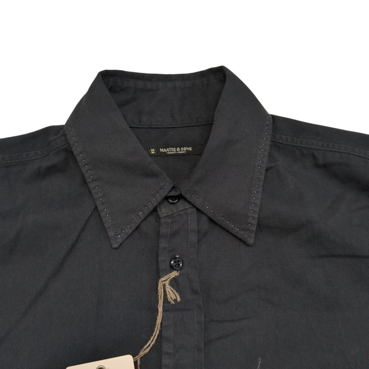 MAATEE＆SONS シャツMT6103-0607 WORK SHIRTS COTTON VINTAGE 古着・中古-3枚目のアイテム画像