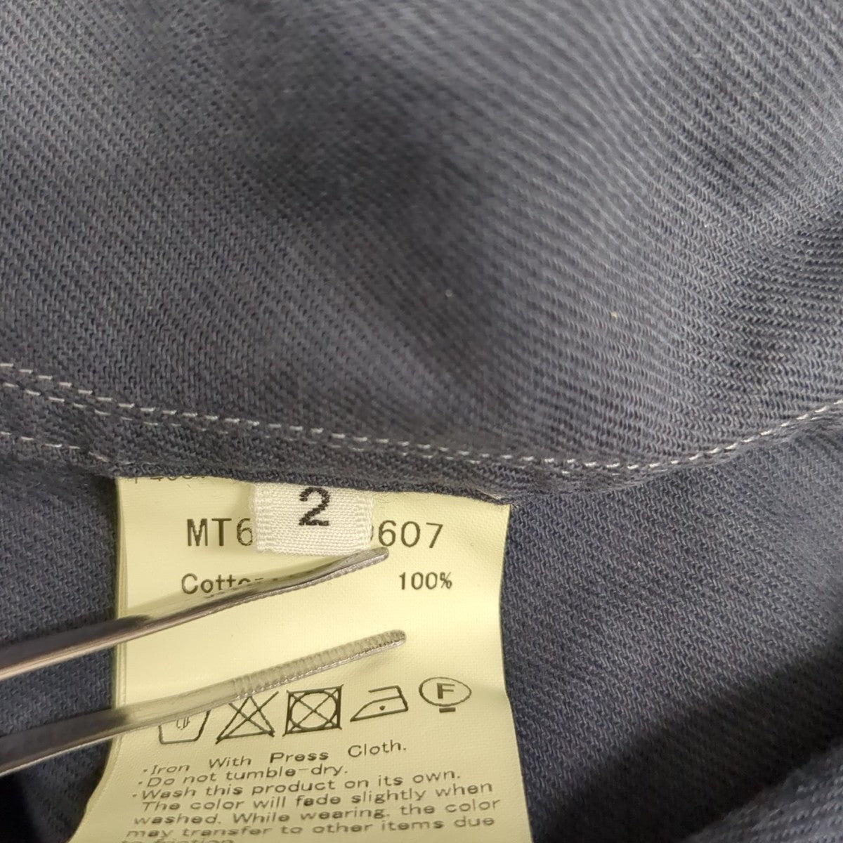 MAATEE＆SONS シャツMT6103-0607 WORK SHIRTS COTTON VINTAGE 古着・中古-6枚目のアイテム画像
