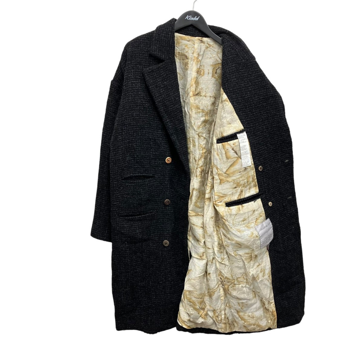 CHIAHUNG SU コートDOUBLE BREAST WOOLEN COAT 古着・中古-2枚目のアイテム画像