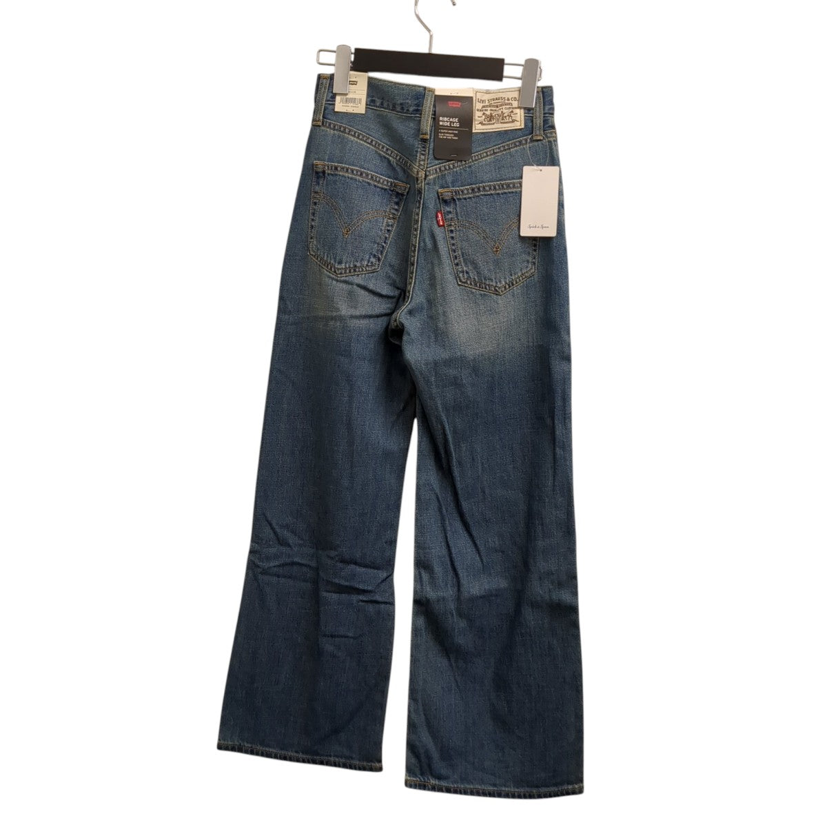 LEVI’S RIBCAGE WIDE LEGデニムパンツ25-030-210-0020-1-0 古着・中古-2枚目のアイテム画像