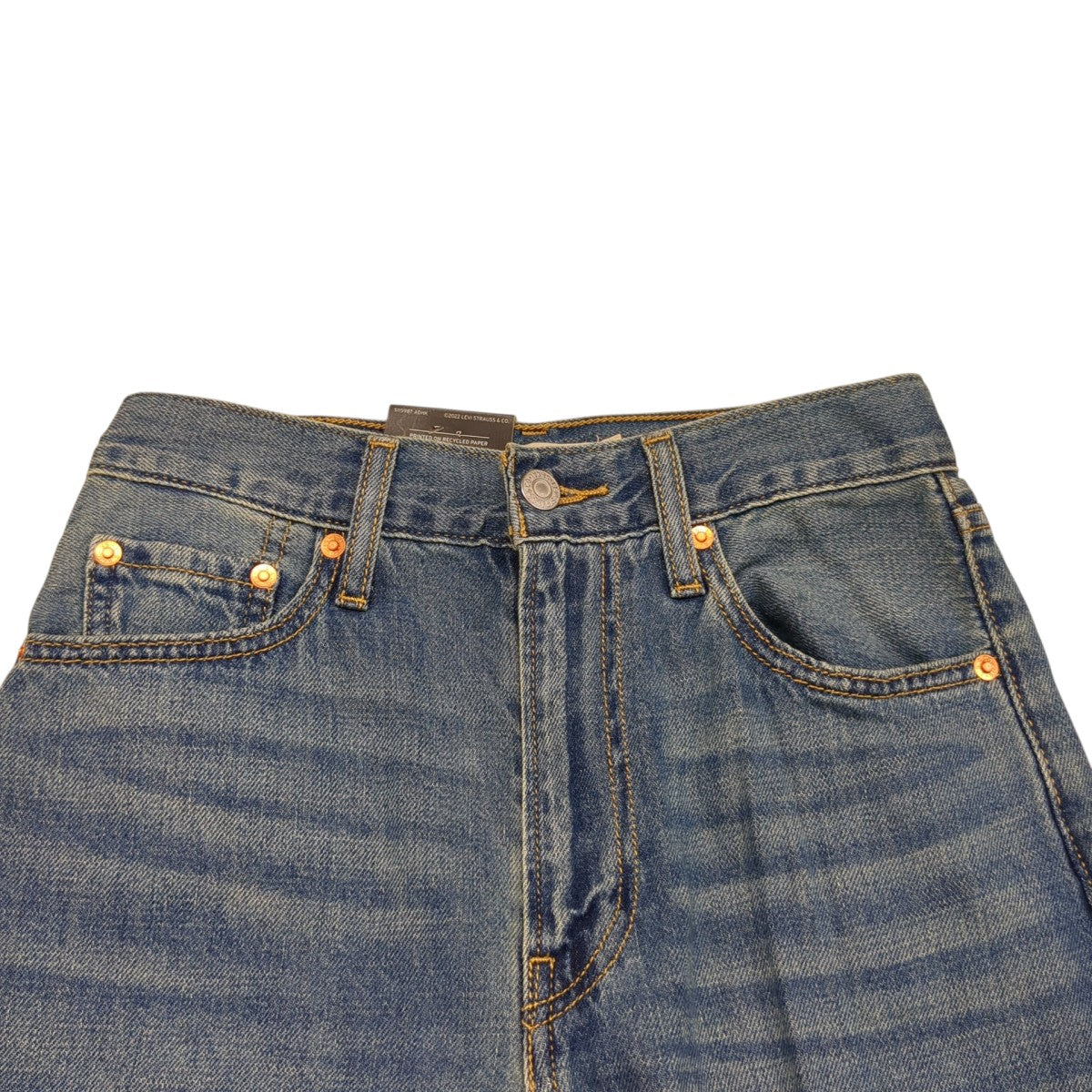 LEVI’S RIBCAGE WIDE LEGデニムパンツ25-030-210-0020-1-0 古着・中古-3枚目のアイテム画像