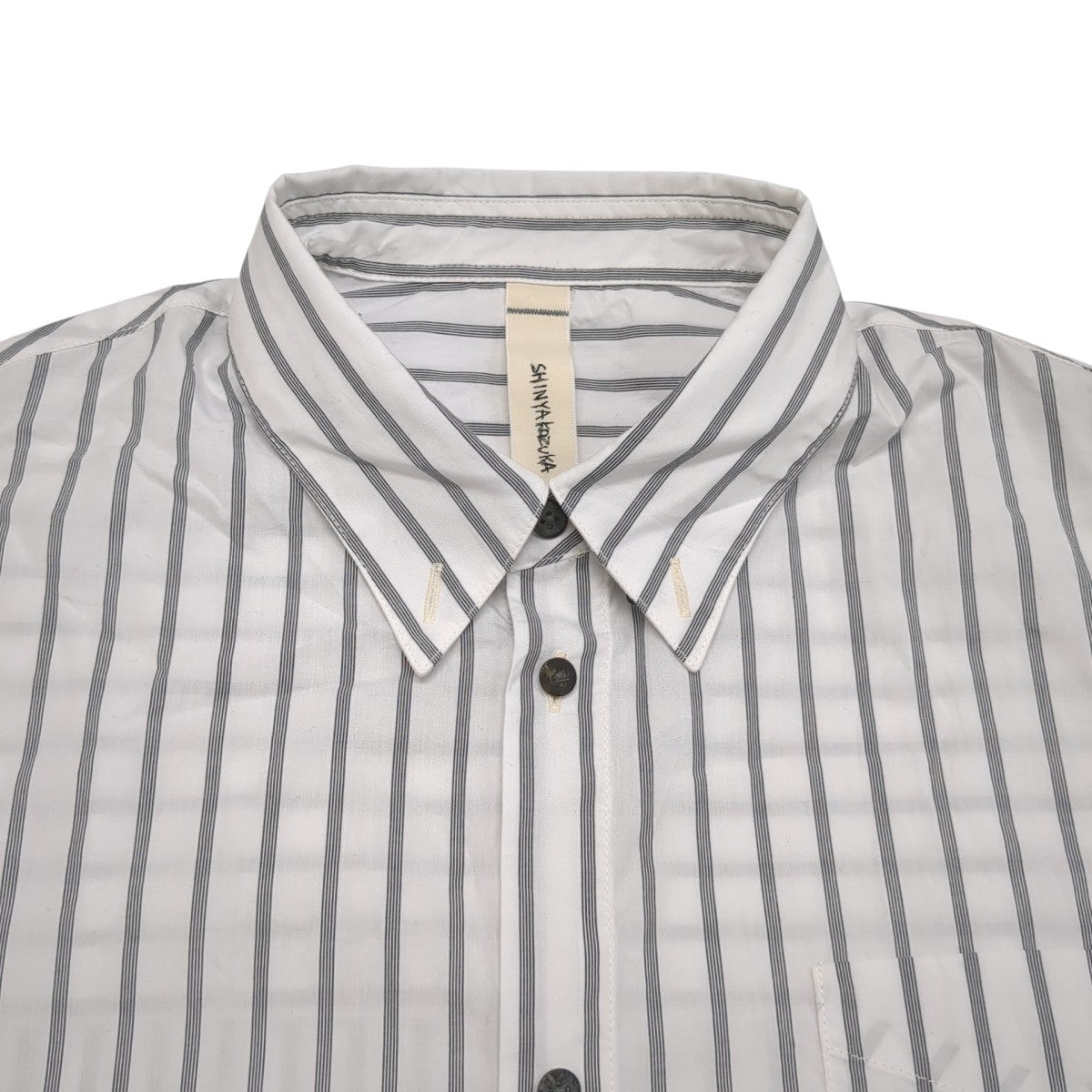 SHINYA KOZUKA シャツ2502SK76ST UPCYCLED GIANT SHIRT 古着・中古-3枚目のアイテム画像