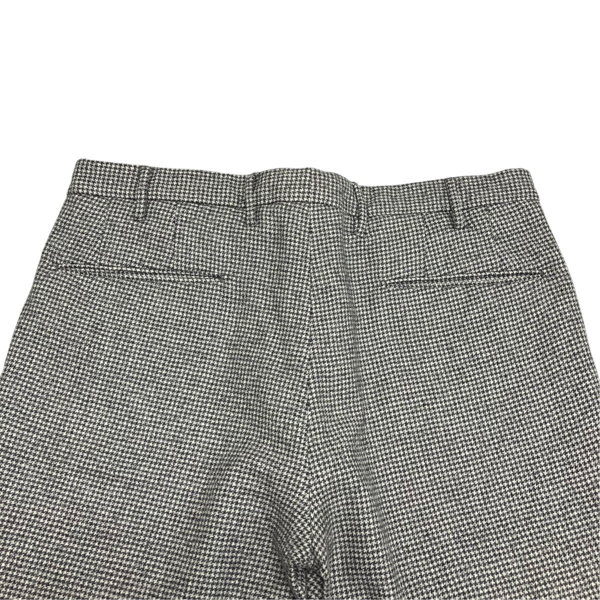 INCOTEX チェック ノープリーツ パンツスラックス1GWT30 古着・中古-5枚目のアイテム画像