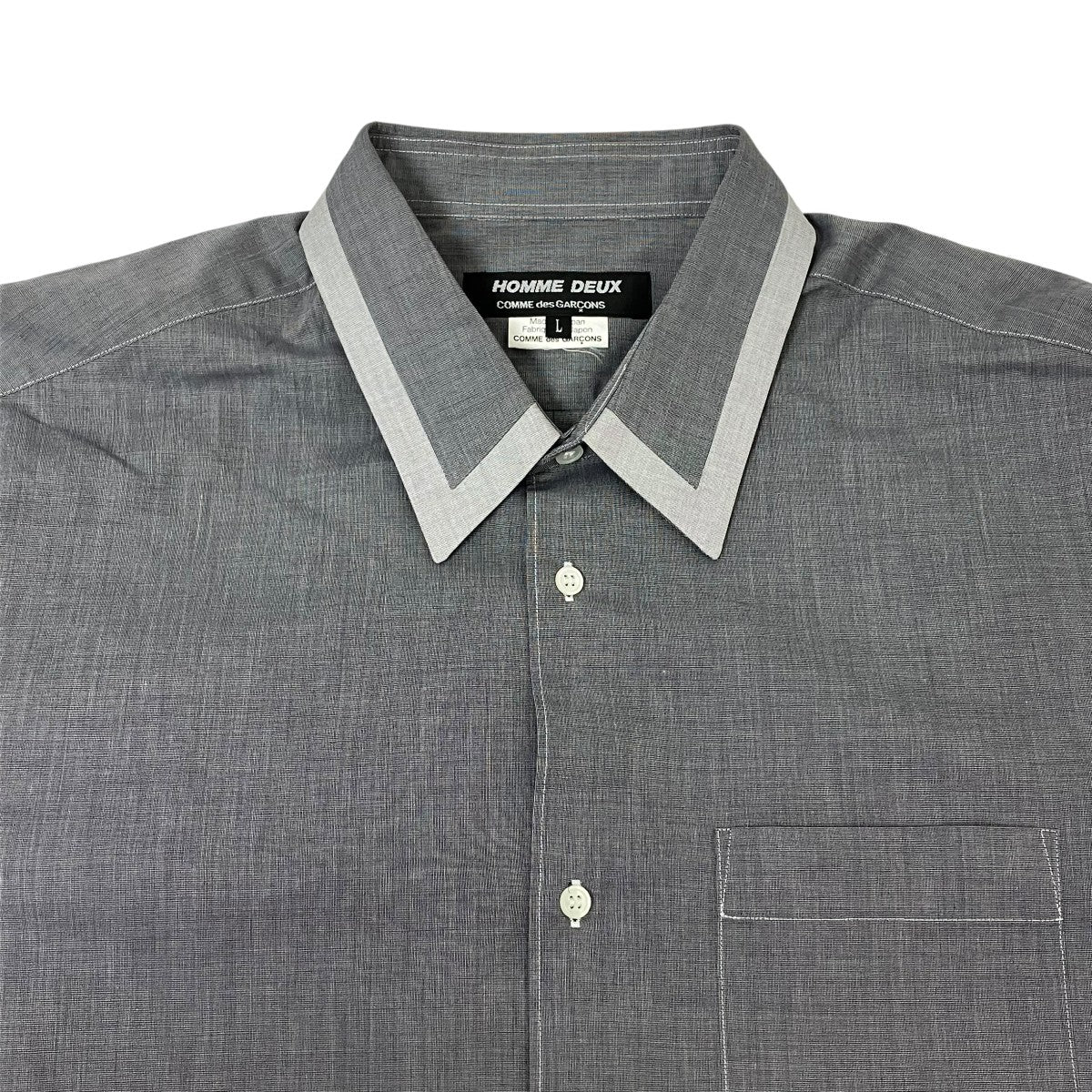COMME des GARCONS HOMME DEUX 長袖シャツDD-B014 古着・中古-3枚目のアイテム画像