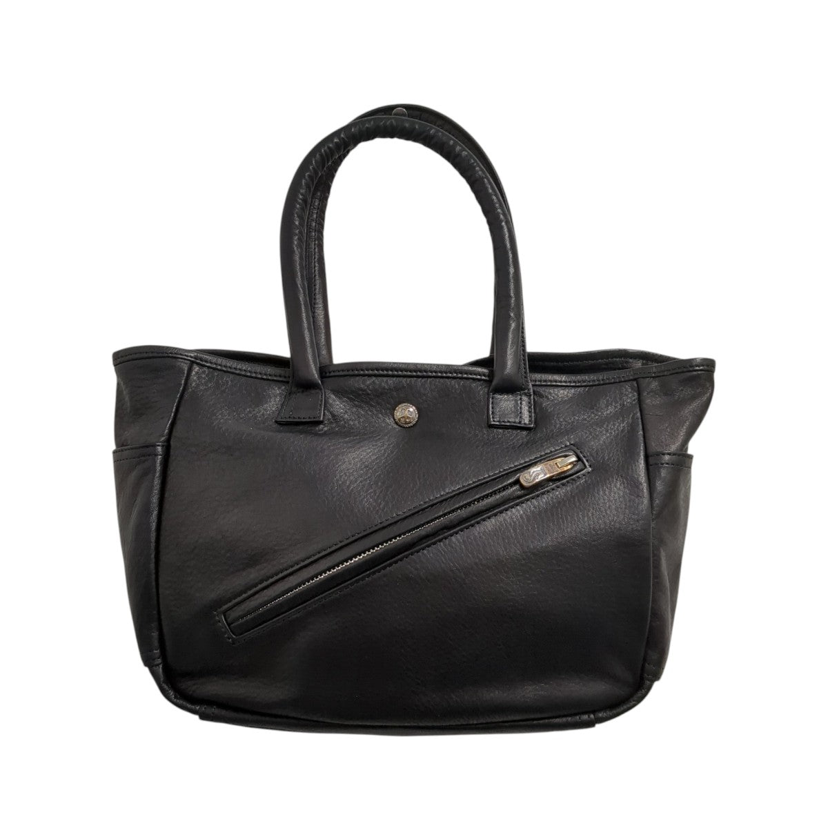 PC RIDERS LEATHER TOTE BAG S W   LOVE ＆ PEACE SILVERハンドバッグPC-017-3696-0010-0900