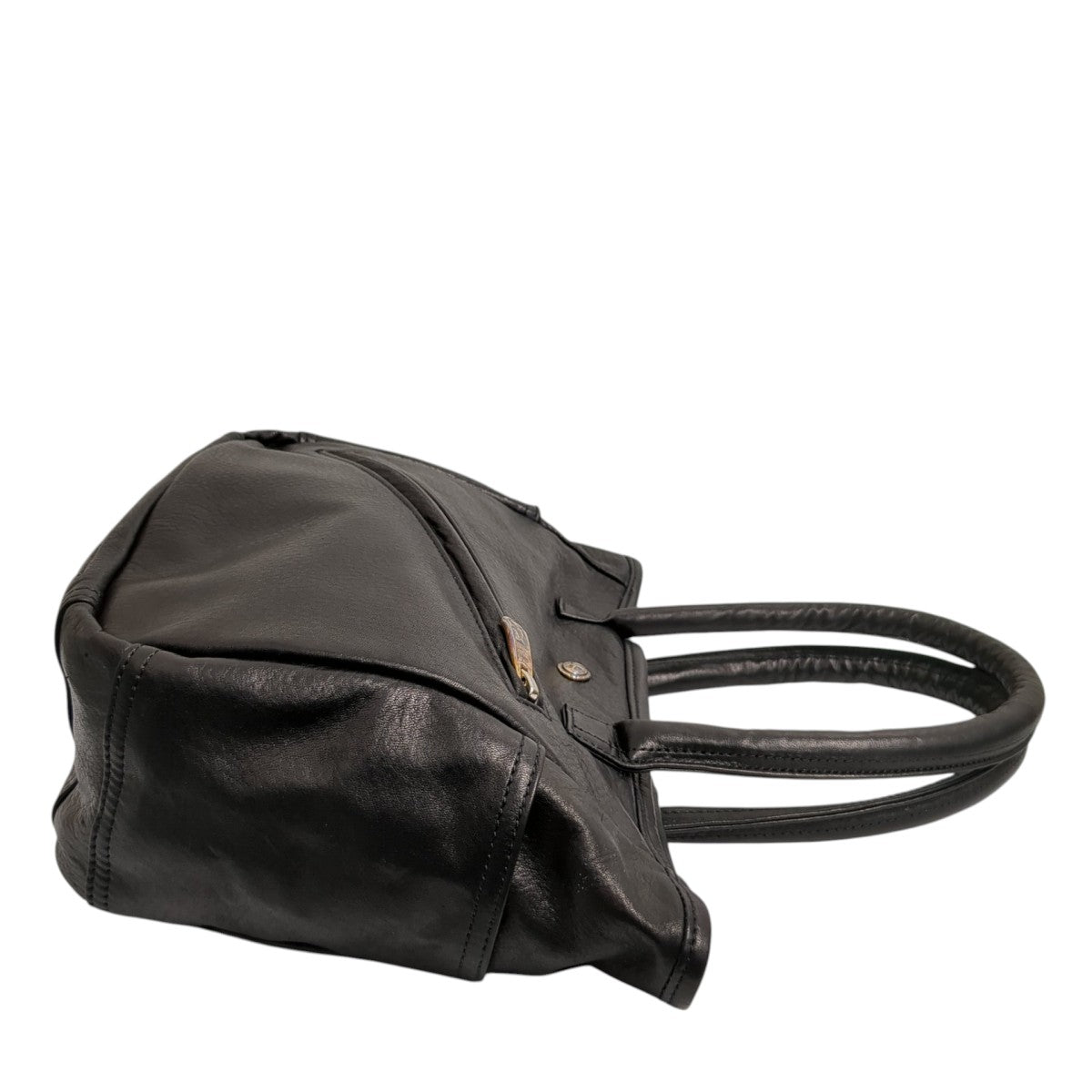 PC RIDERS LEATHER TOTE BAG S W   LOVE ＆ PEACE SILVERハンドバッグPC-017-3696-0010-0900
