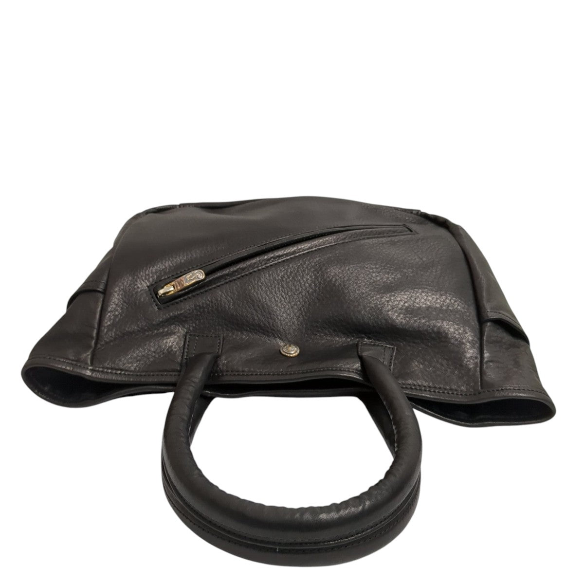 PC RIDERS LEATHER TOTE BAG S W   LOVE ＆ PEACE SILVERハンドバッグPC-017-3696-0010-0900