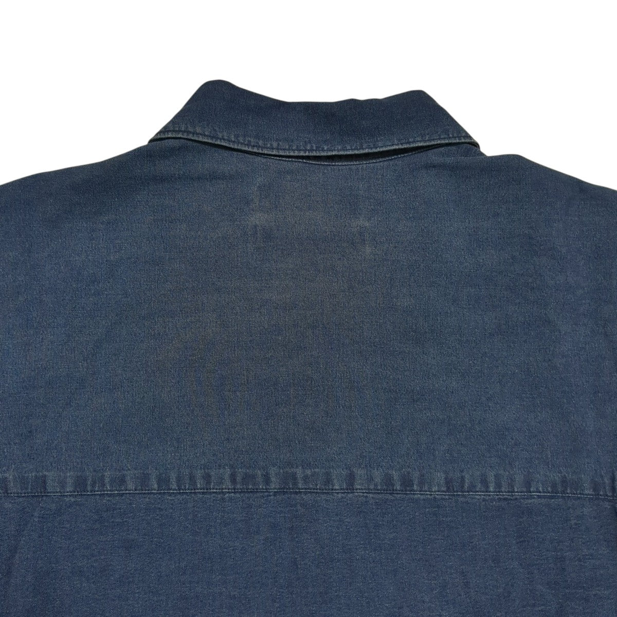 Graphpaper SIDOGRAS Indigo Poplin L／S Oversized Regular Collar ShirtTシャツGM252-50045 古着・中古-4枚目のアイテム画像