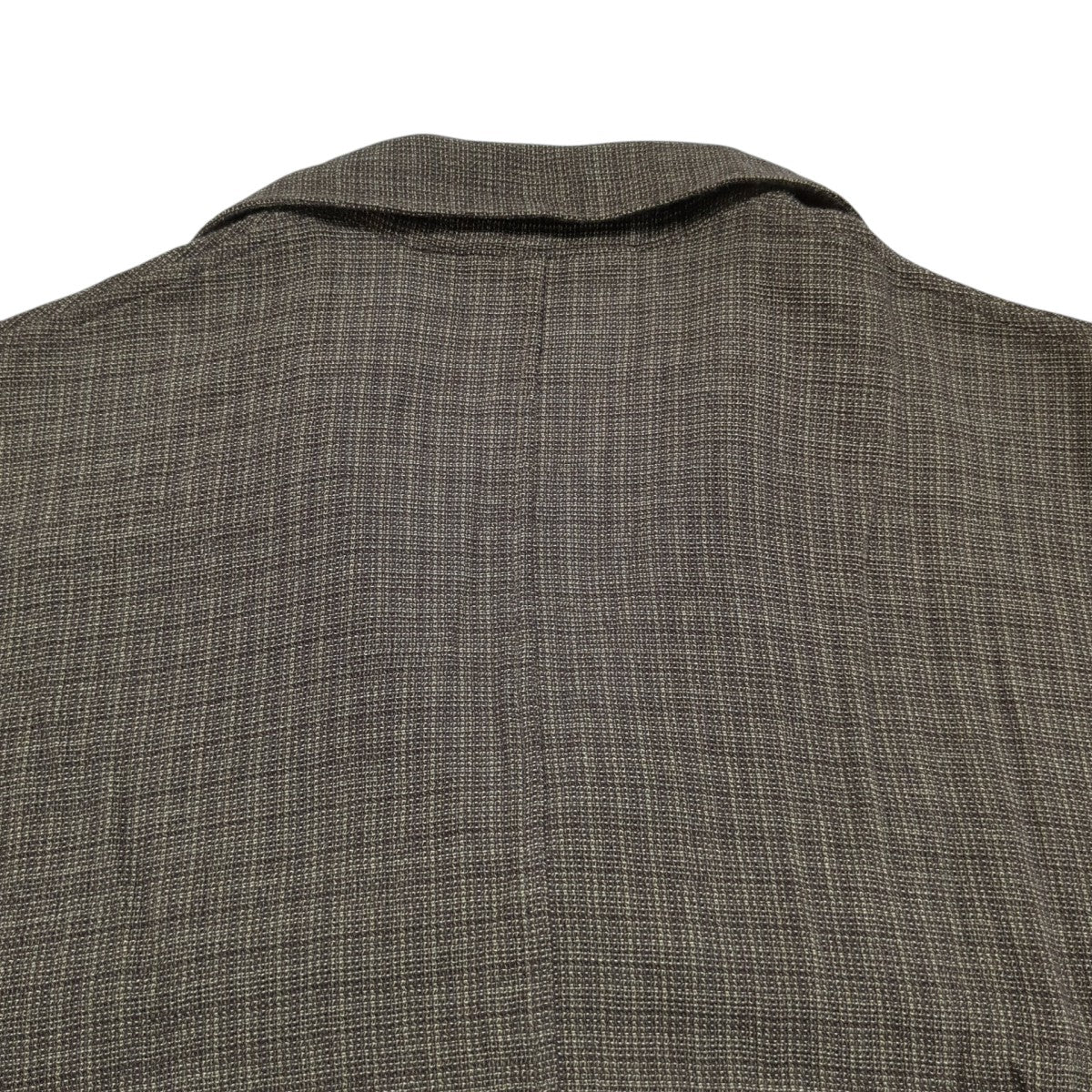 STEVEN ALAN コットンメッシュ チェック オープンカラー オーバー シャツ長袖シャツ8111-1-000007 古着・中古-4枚目のアイテム画像