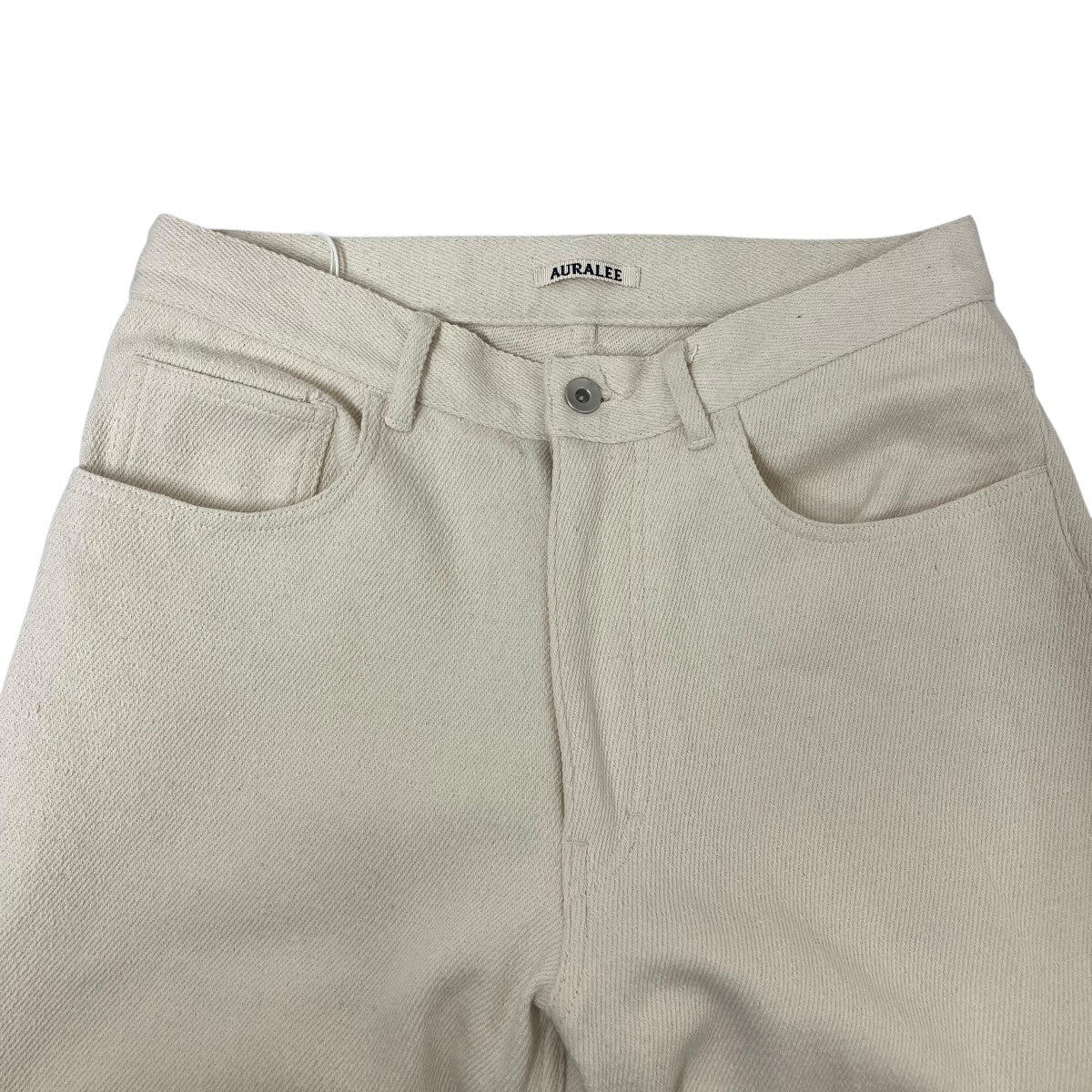 SILK NEP DENIM 5P WIDE PANTSパンツA26SP01SD