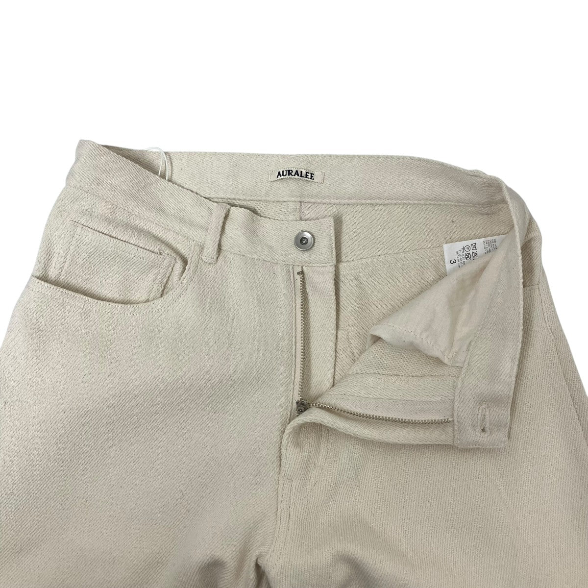 SILK NEP DENIM 5P WIDE PANTSパンツA26SP01SD