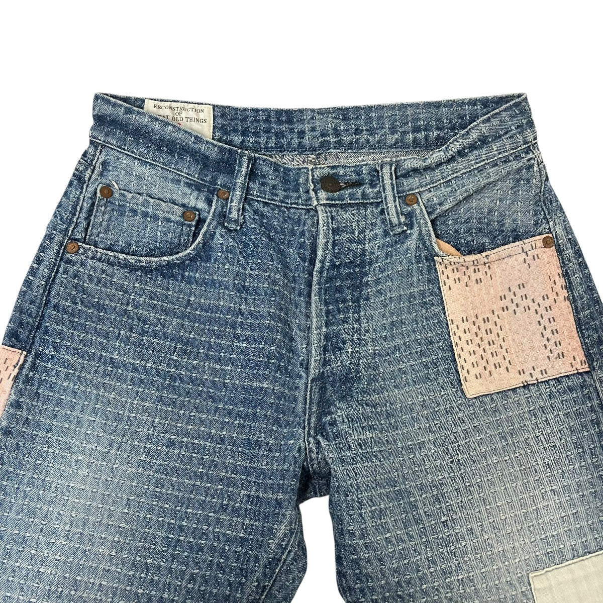 STUDIO D’ARTISAN＆SA SASHIKO DENIMデニムパンツD1855U 古着・中古-3枚目のアイテム画像