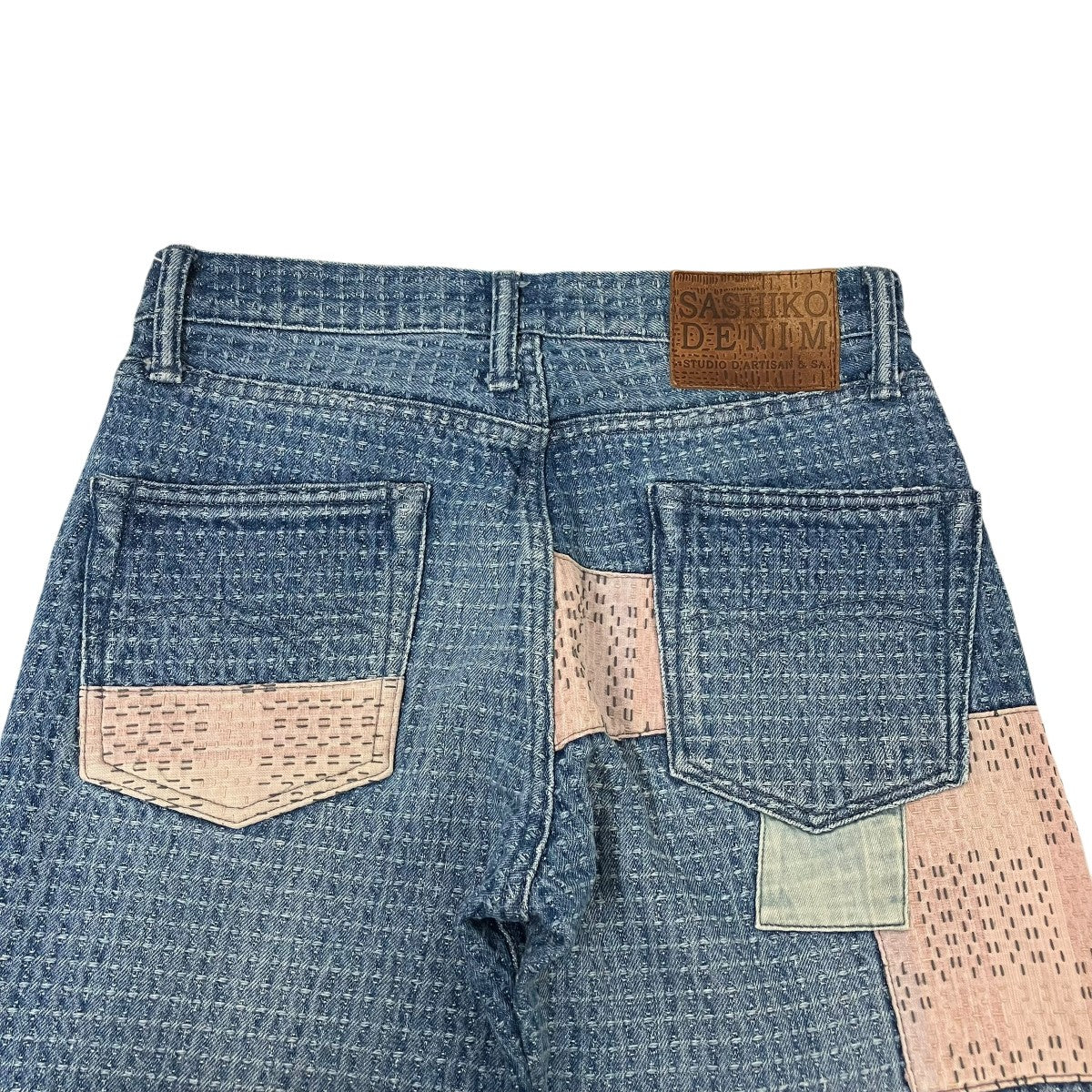 STUDIO D’ARTISAN＆SA SASHIKO DENIMデニムパンツD1855U 古着・中古-5枚目のアイテム画像