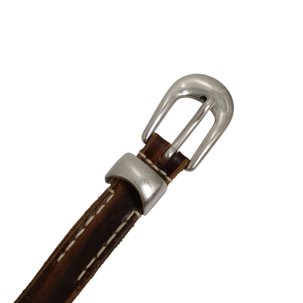 2 CM BELT Brown LetheベルトA2208BBR
