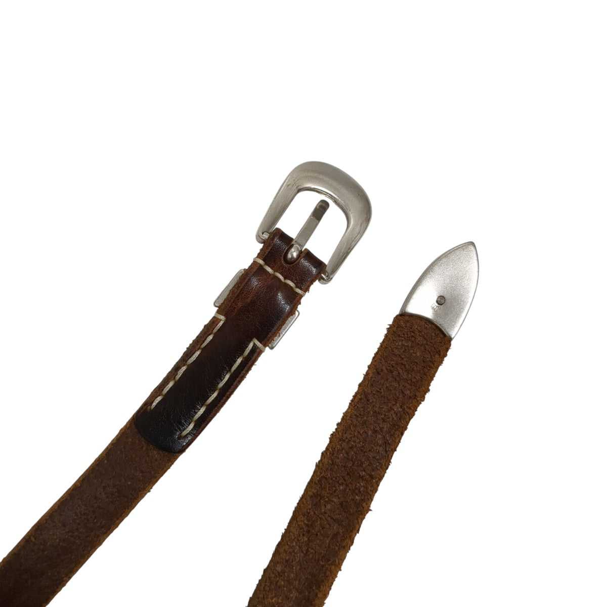 2 CM BELT Brown LetheベルトA2208BBR