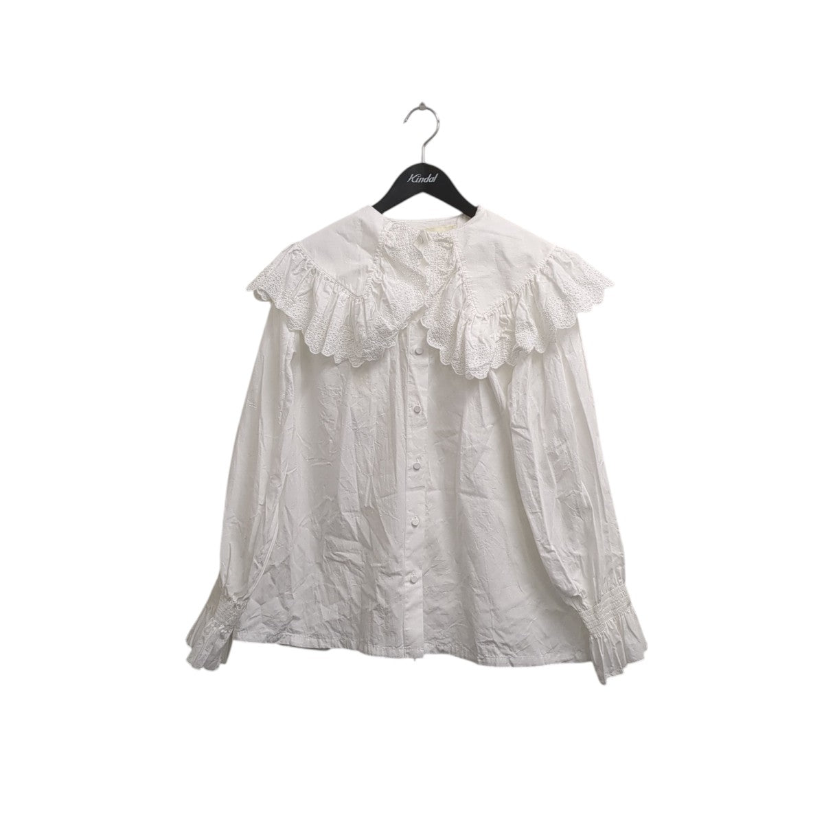 コットンレースカラーブラウス“LACECOLLARBLOUSE”25amsbl02ブラウス25AMSBL02