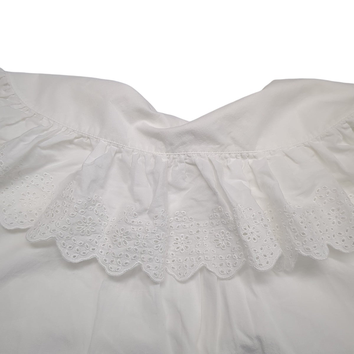 コットンレースカラーブラウス“LACECOLLARBLOUSE”25amsbl02ブラウス25AMSBL02