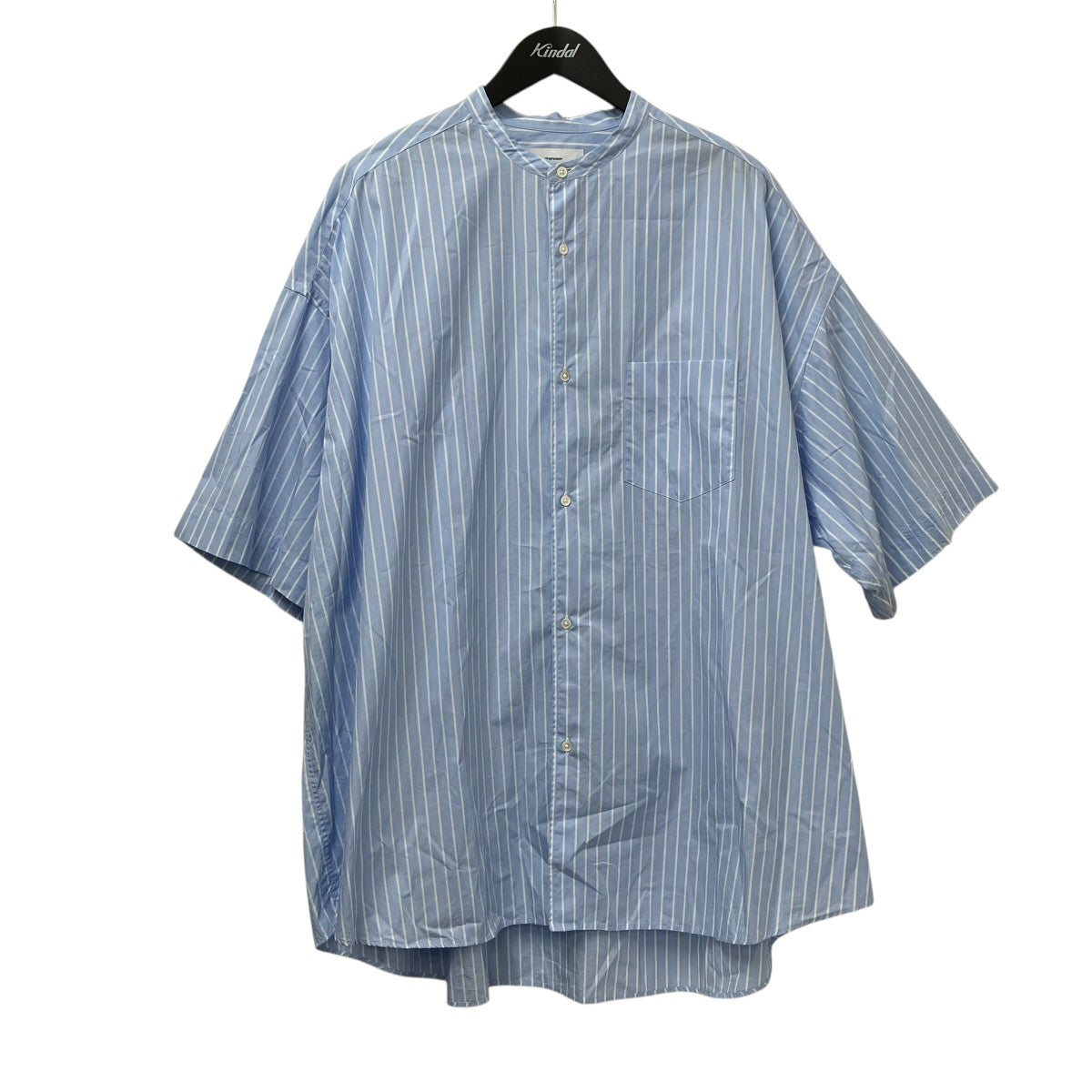 Graphpaper×SIDOGRAS S S Oversized Regular Collar Shirt半袖シャツGM242-50005 古着・中古-1枚目のアイテム画像