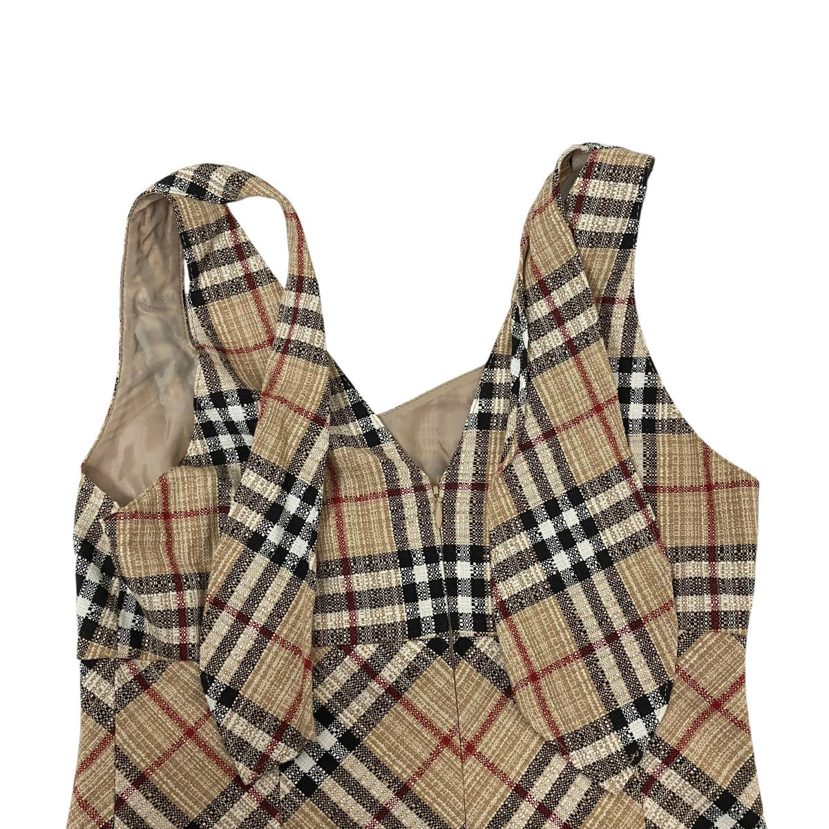 BURBERRY BLUE LABEL チェックワンピースFM587-309 古着・中古-4枚目のアイテム画像