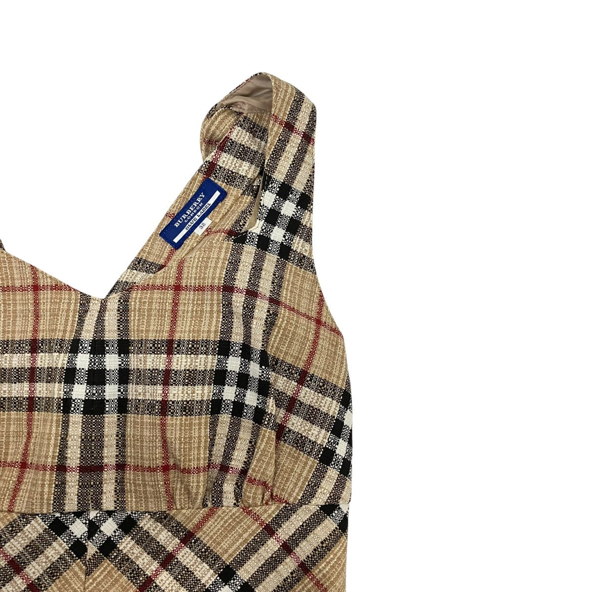 BURBERRY BLUE LABEL チェックワンピースFM587-309 古着・中古-5枚目のアイテム画像