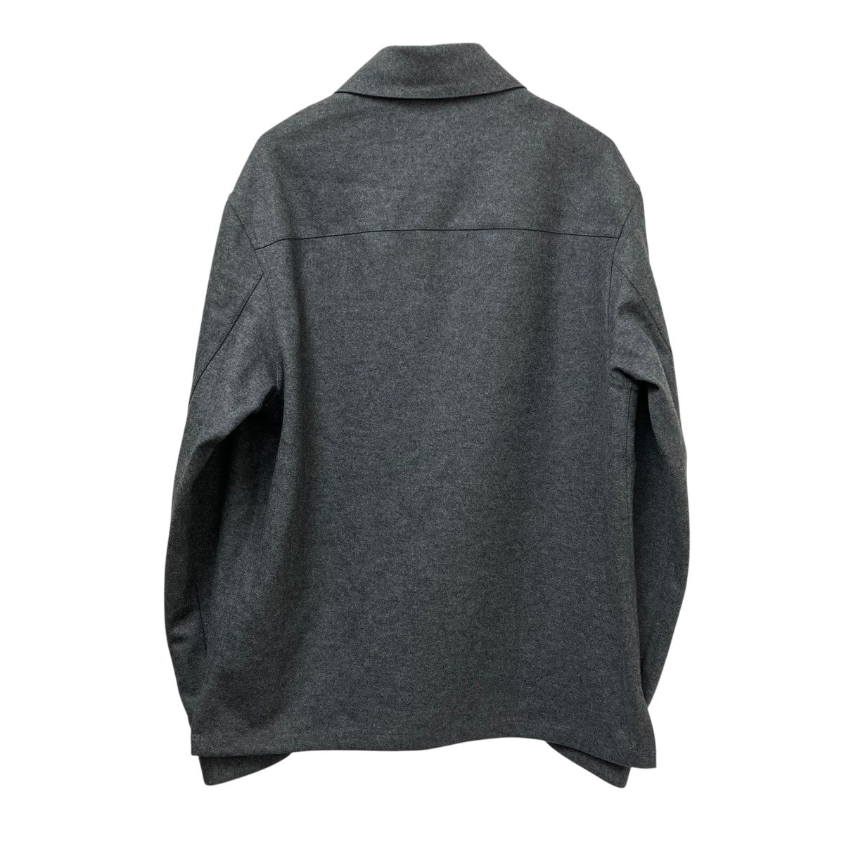 JIL SANDER メルトンウール オーバーシャ??ツJ22DL0258 J40045 古着・中古-2枚目のアイテム画像