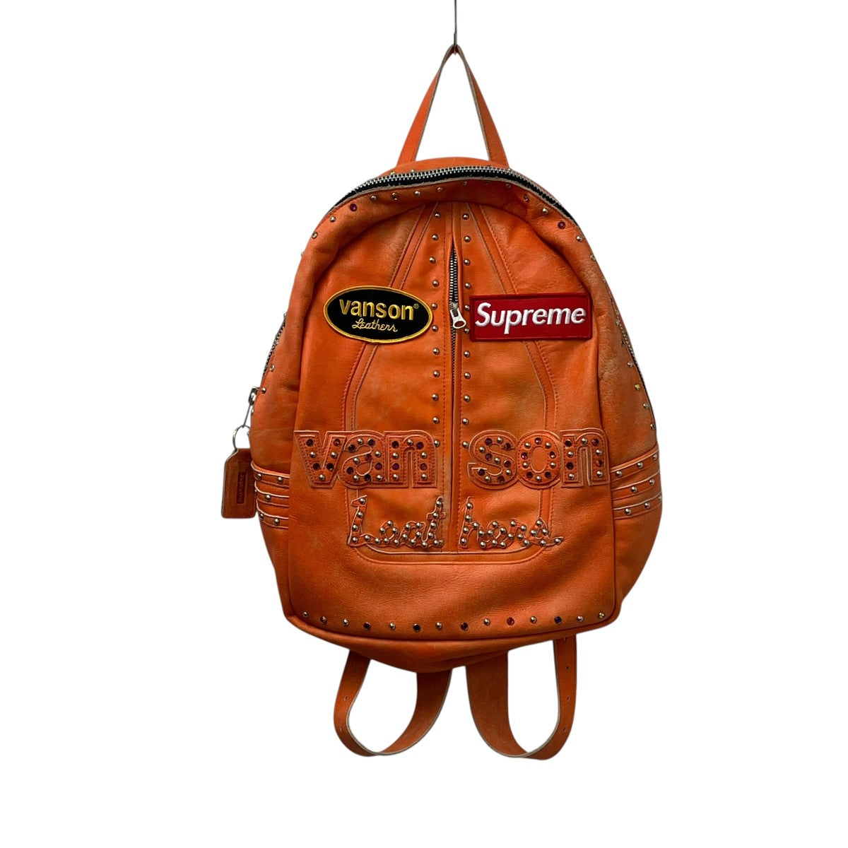 Supreme×VANSON Leathers Backpack b．b． simonリュック オレンジ
