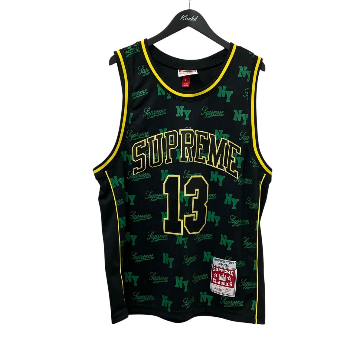Supreme×MITCHELL ＆ NESS Monogram Basketball Jerseyタンクトップ 古着・中古-1枚目のアイテム画像