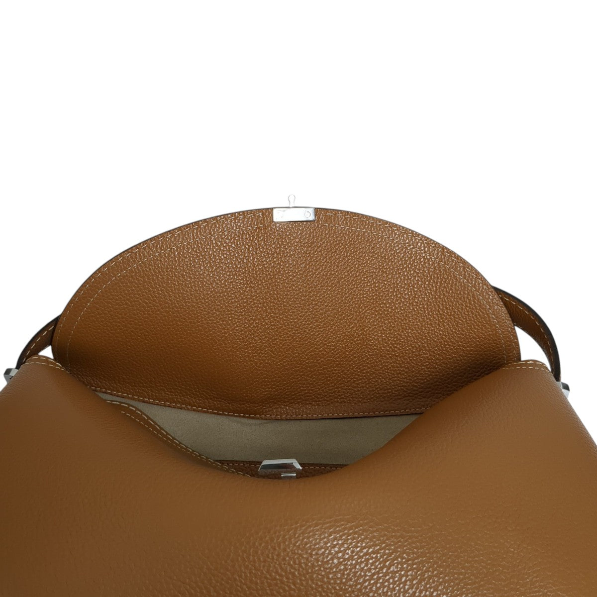25AWT-Lock Grain Leatherショルダバッグ
