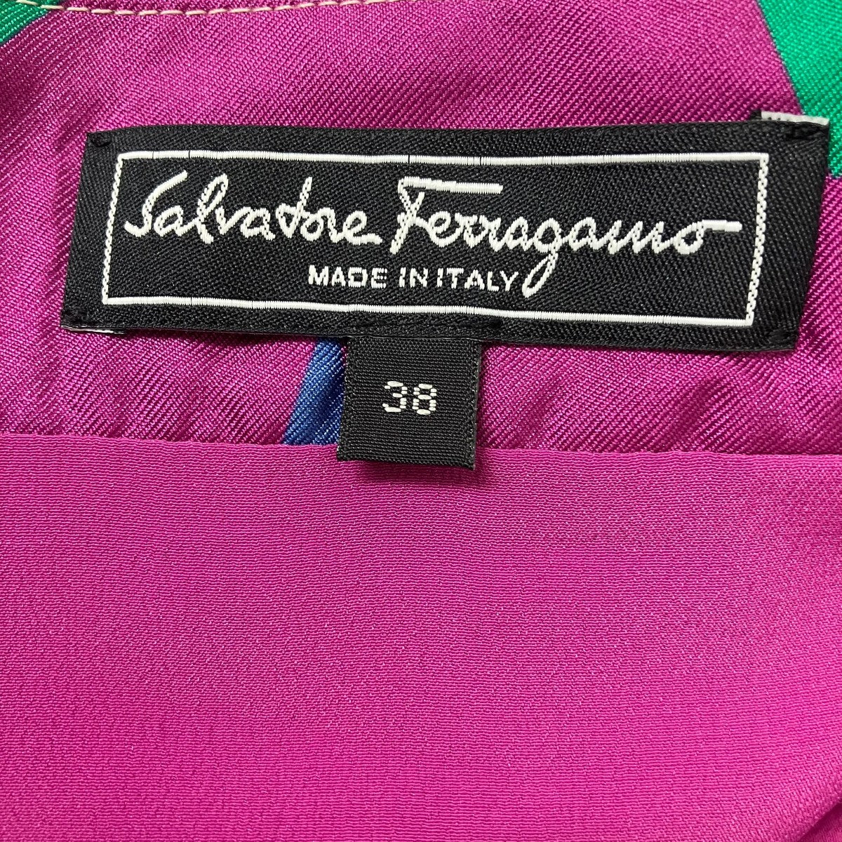 Salvatore Ferragamo プリーツスカート 古着・中古-7枚目のアイテム画像