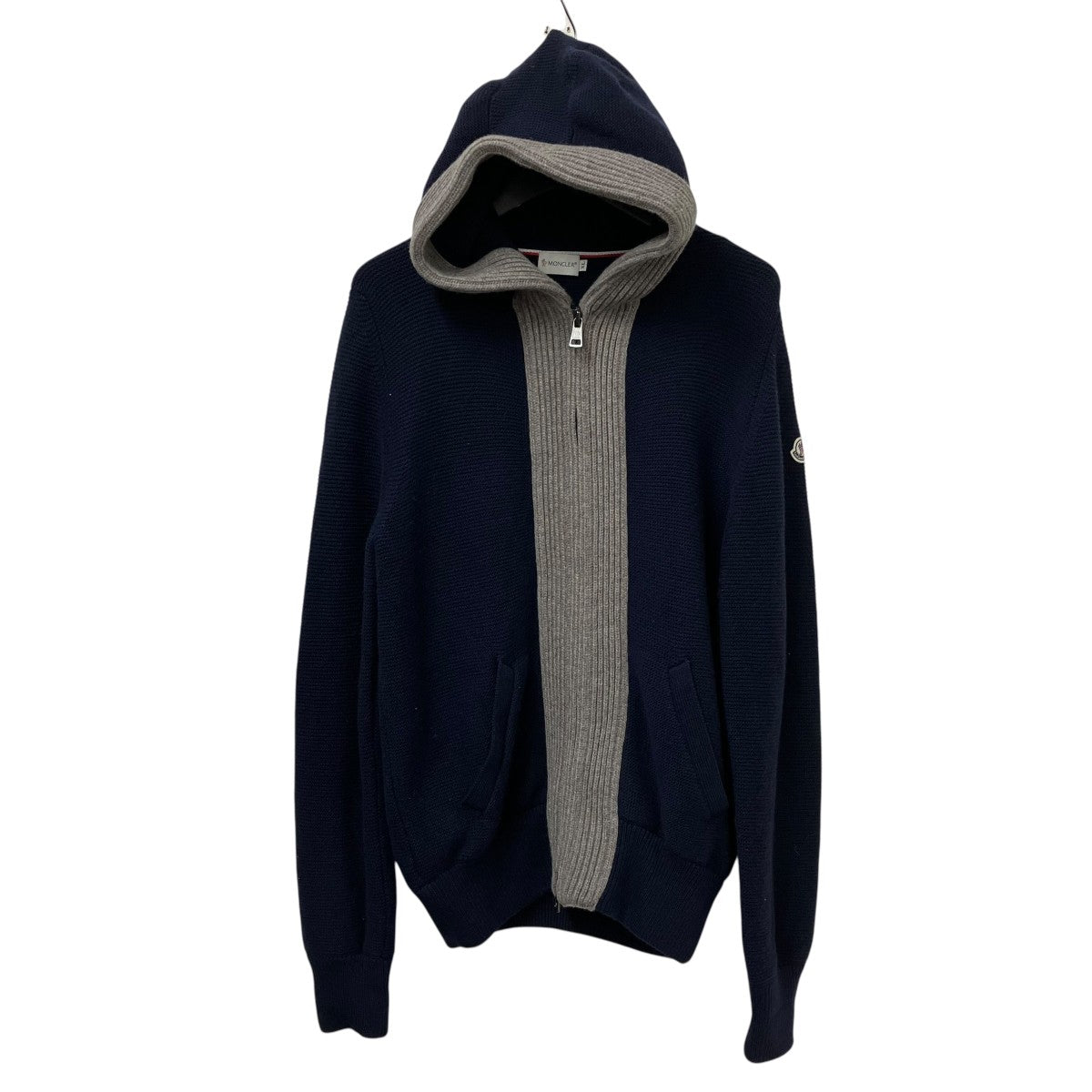 MONCLER MAGLIONE TRICOT CARDIGANニットパーカーA20919445800 古着・中古-1枚目のアイテム画像