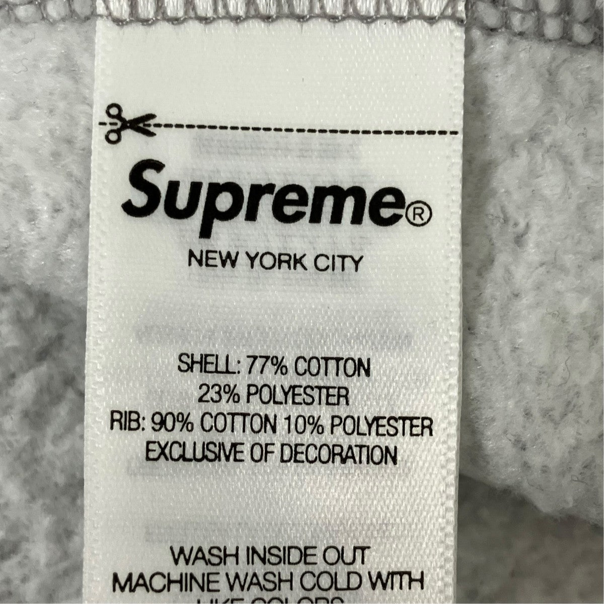 26SSPlaid Arc Crewneck Heather Greyスウェット