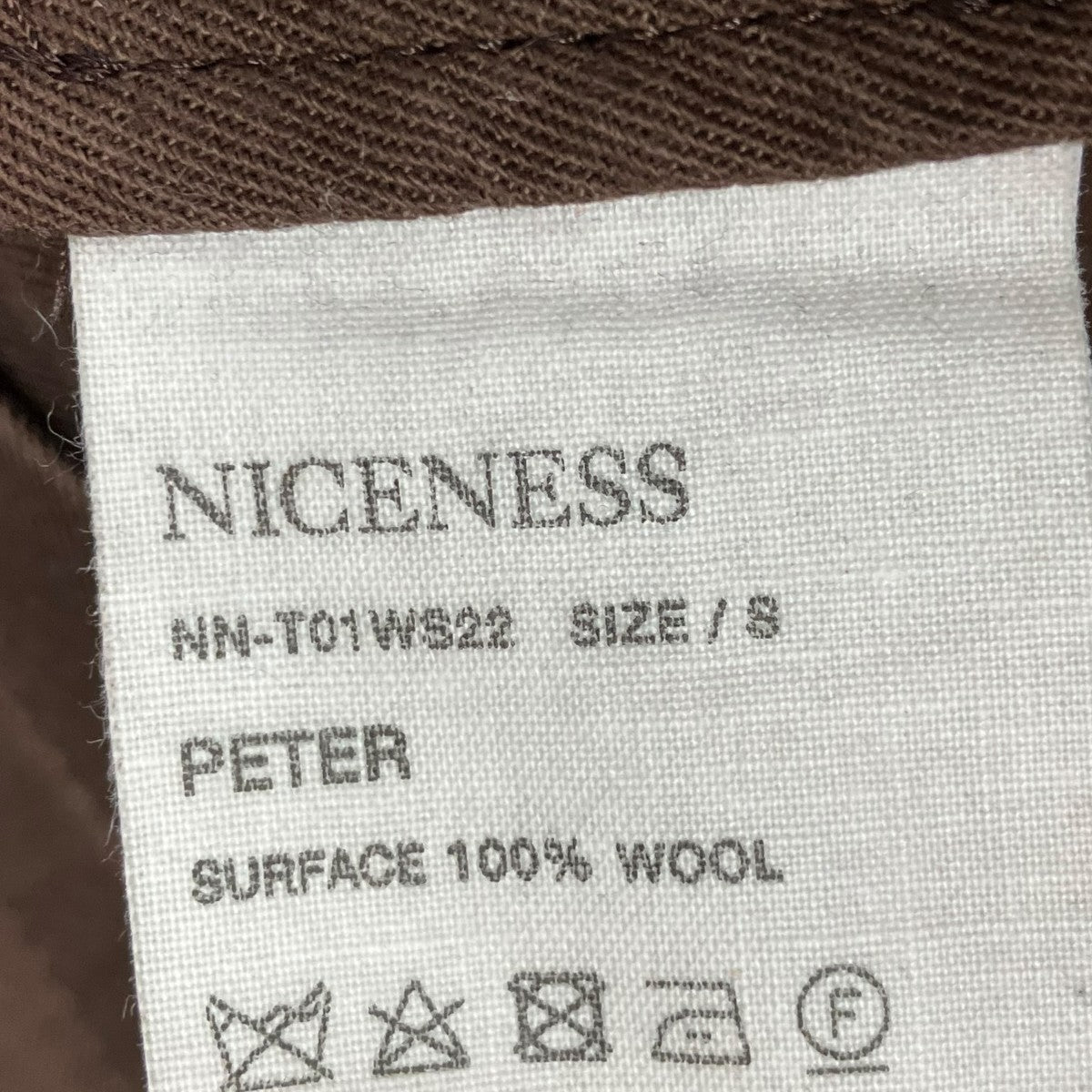 NICENESS 22SSPETERタックワイドパンツNN-T01WS22 古着・中古-7枚目のアイテム画像