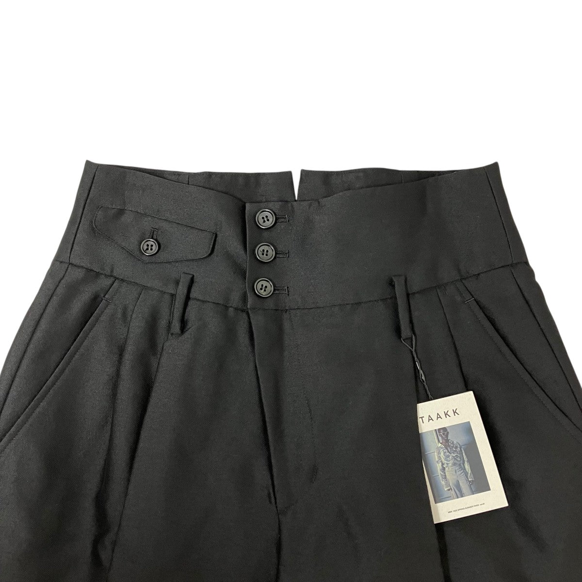 HIGH WAIST DESIGN TROUSERSパンツTA25SS-PT023