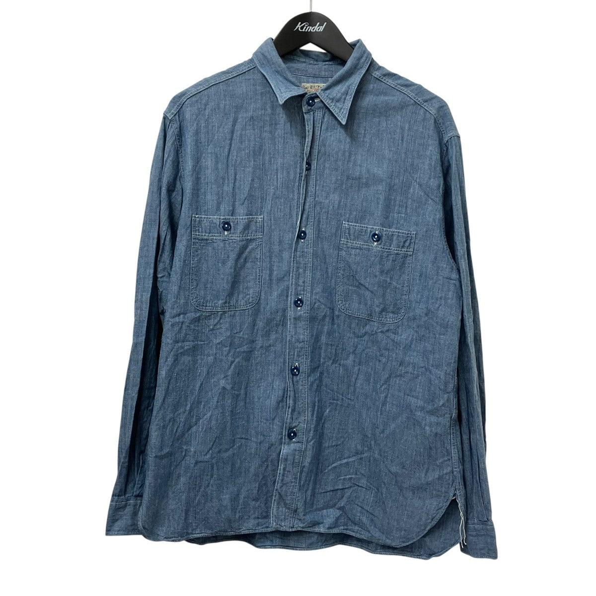 BLUE CHAMBRAY WORK SHIRT長袖シャツBR25995
