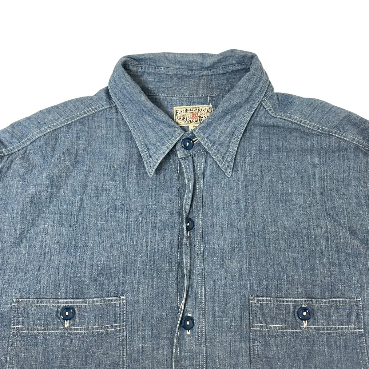 BLUE CHAMBRAY WORK SHIRT長袖シャツBR25995